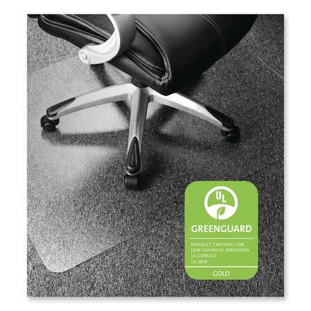 FLOORTEX XXL Polycarb. Square General Office Mat for Carpets, 60 x 60, Clear 1115015023ER